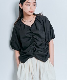 セール】レース刺繍テキストエンブロシャツ（シャツ/ブラウス）｜Eimee