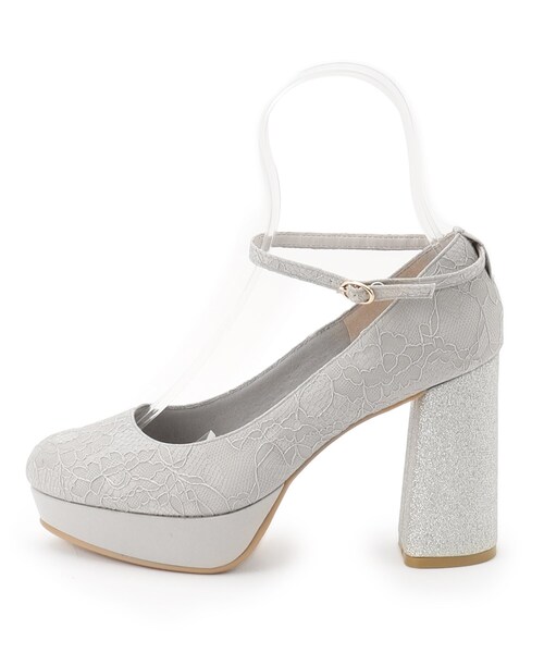 ESPERANZA（エスペランサ）の「チャンキーヒール厚底パンプス（パンプス・レディース・ブラック系2/グレー系2・24.5cm/24.0cm/23.5cm/23.0cm/22.5cm/22.0cm）」の5枚目の写真