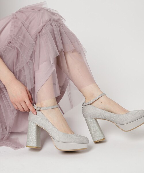 ESPERANZA（エスペランサ）の「チャンキーヒール厚底パンプス（パンプス・レディース・ブラック系2/グレー系2・24.5cm/24.0cm/23.5cm/23.0cm/22.5cm/22.0cm）」の16枚目の写真