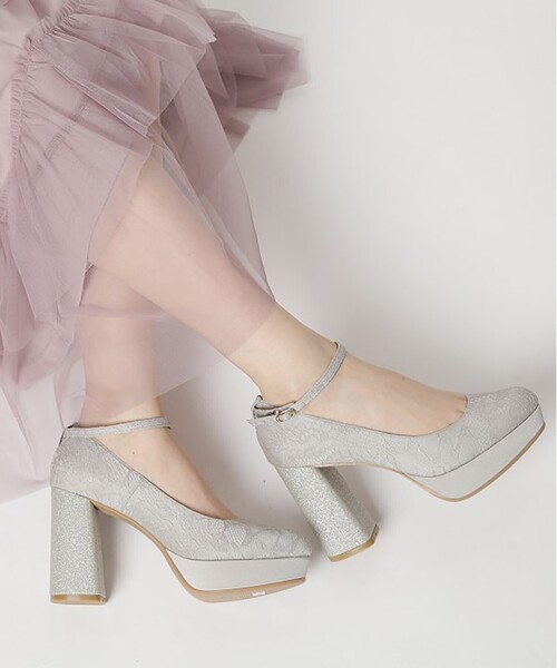 ESPERANZA（エスペランサ）の「チャンキーヒール厚底パンプス（パンプス・レディース・ブラック系2/グレー系2・24.5cm/24.0cm/23.5cm/23.0cm/22.5cm/22.0cm）」の17枚目の写真