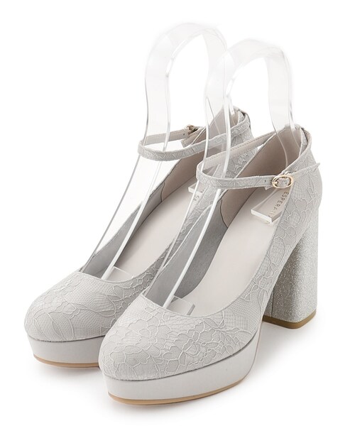 ESPERANZA（エスペランサ）の「チャンキーヒール厚底パンプス（パンプス・レディース・ブラック系2/グレー系2・24.5cm/24.0cm/23.5cm/23.0cm/22.5cm/22.0cm）」の22枚目の写真