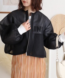 Anna Nicola（アンナニコラ）の「Anna Nicola シアーダンボール ショート丈 ボリュームブルゾン（ブルゾン）」