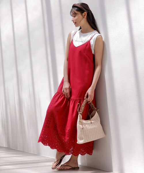 ANY SIS（エニィスィス）の「【洗える】ノースリーブロゴ Tシャツ（Tシャツ/カットソー・レディース・ブラック系/ホワイト系・2）」の8枚目の写真