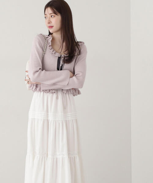 EDIT COLOGNE - 【新品タグ付】EDIT COLOGNE♡ローゲージゆるカーディガン EDIT COLOGNE》ルーズカーディガン | PROPORTION BODY DRESSING