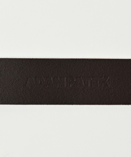 ADAM PATEK(アダムパテック)の「【ADAMPATEK/アダムパテック】italian leather wide belt/イタリアンレザーワイドベルト(ベルト・レディース・ブラウン/ブラック・FREE)」の4枚目の写真