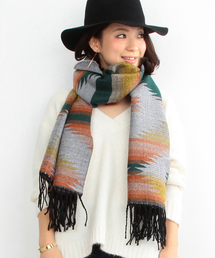 B:MING by BEAMS | ビーミング by ビームス / ネイティブ柄ストール(マフラー)