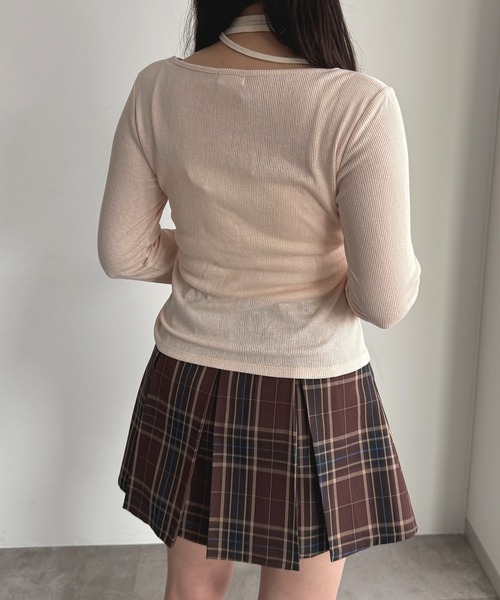 apres jour mignon（アプレジュールミニョン）の「リボンカットソー【ZOZOTOWN限定アイテム 】（Tシャツ/カットソー・レディース・グレー/アイボリー/ブラック/ブラック系その他・X-LARGE/フリー）」の15枚目の写真