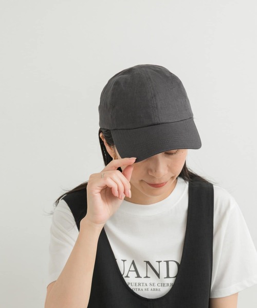 HERMES エルメス ネバダ リネン 麻 キャップ 帽子 ベージュ サイズ50