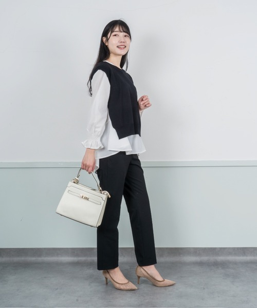 GIANNI NOTARO（ジャンニノターロ）の「【GIANNI NOTARO /ジャンニ ノターロ 】ハンドバッグ　ショルダーバッグ　本革（ショルダーバッグ・レディース・ベージュ/チャコールグレー/ブラウン/ブラック/アイボリー・FREE）」の15枚目の写真