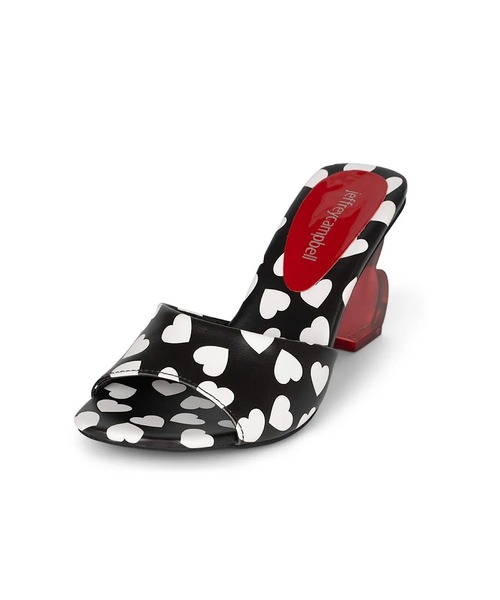 Jeffrey Campbell(ジェフリーキャンベル)の「ハートモチーフサンダル(サンダル・レディース・ブラック×ホワイト・36/35/38/37/39)」の12枚目の写真
