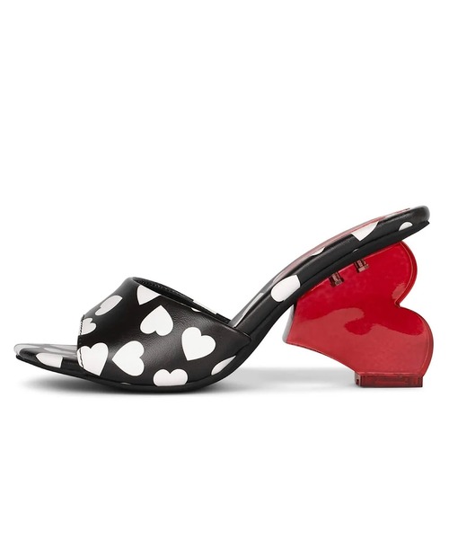 Jeffrey Campbell(ジェフリーキャンベル)の「ハートモチーフサンダル(サンダル・レディース・ブラック×ホワイト・36/35/38/37/39)」の11枚目の写真