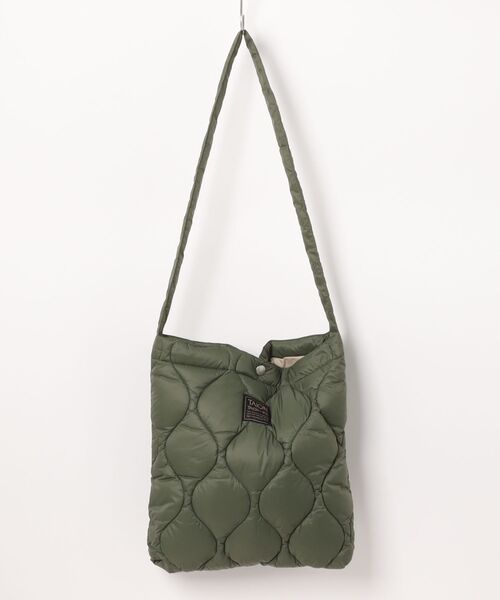 TAION(タイオン)の「CROSS BODY DOWN BAG-M BG05ALSML-M(ショルダーバッグ・メンズ・カーキ・FREE)」の1枚目の写真