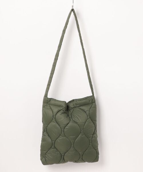 TAION(タイオン)の「CROSS BODY DOWN BAG-M BG05ALSML-M(ショルダーバッグ・メンズ・カーキ・FREE)」の2枚目の写真