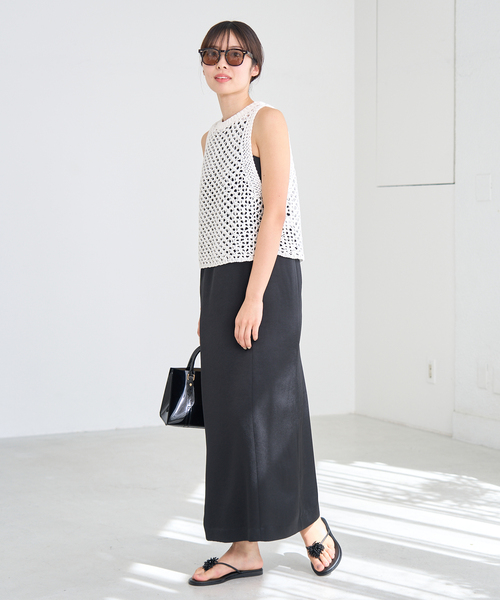 IENA メッシュアメスリプルオーバー セール】メッシュアメスリプルオーバー（ニット/セーター