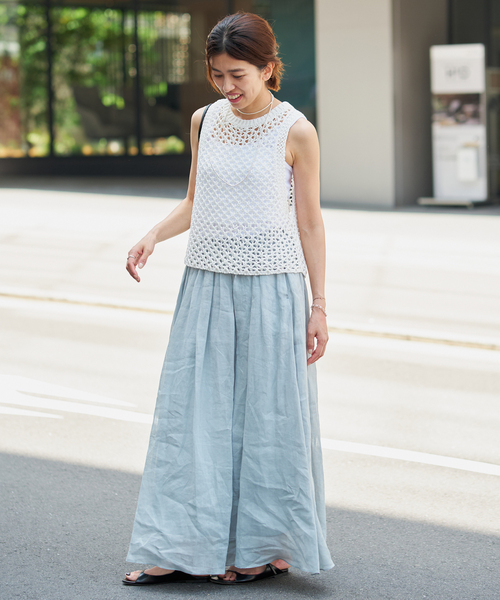 IENA イエナ メッシュアメスリプルオーバー グレー IENA イエナ メッシュアメスリプルオーバー グレー セール