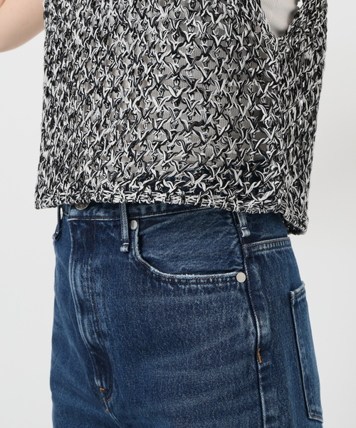 IENA（イエナ）の「メッシュアメスリプルオーバー（ニット/セーター・レディース・アイボリー/チャコールグレー・FREE）」の16枚目の写真