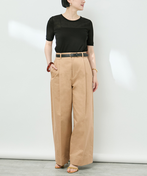 セール】sheer fraise cotton Tee（Tシャツ/カットソー