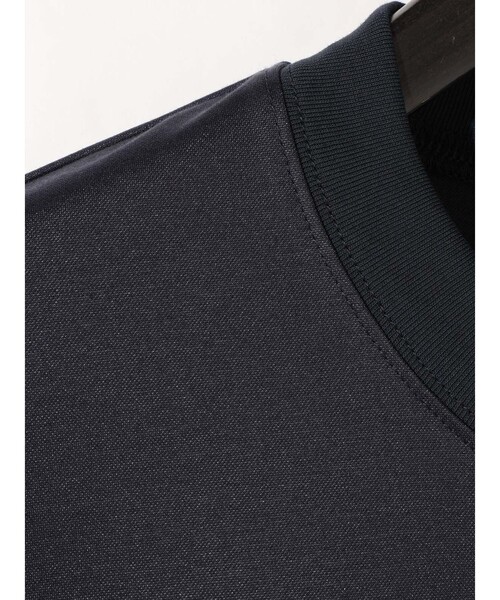 MIDIUMISOLID(ミディウミソリッド)の「MIDIUMISOLID Men’s ベーシックワイドT(Tシャツ/カットソー・メンズ・ネイビー/オフホワイト/ブラック・48)」の6枚目の写真