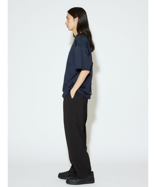 MIDIUMISOLID(ミディウミソリッド)の「MIDIUMISOLID Men’s ベーシックワイドT(Tシャツ/カットソー・メンズ・ネイビー/オフホワイト/ブラック・48)」の13枚目の写真