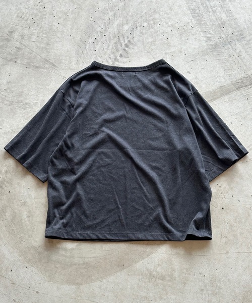 MandO（エムオー）（エムオー）の「【MandO】ドッグロゴウォッシュTシャツ（Tシャツ/カットソー・メンズ・ブラック/チャコールグレー/ベージュ・MEDIUM/LARGE）」の13枚目の写真