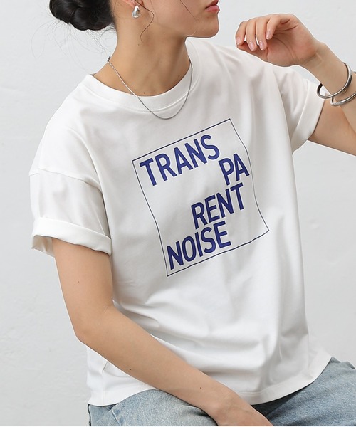 COLONY 2139(コロニートゥーワンスリーナイン)の「TRANSPAプリントTシャツ(Tシャツ/カットソー・レディース・ブラック/オフホワイト/ホワイト系その他・FREE)」の2枚目の写真