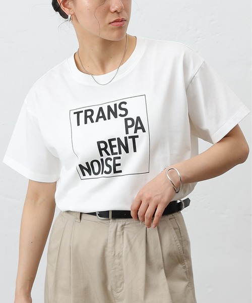COLONY 2139(コロニートゥーワンスリーナイン)の「TRANSPAプリントTシャツ(Tシャツ/カットソー・レディース・ブラック/オフホワイト/ホワイト系その他・FREE)」の1枚目の写真