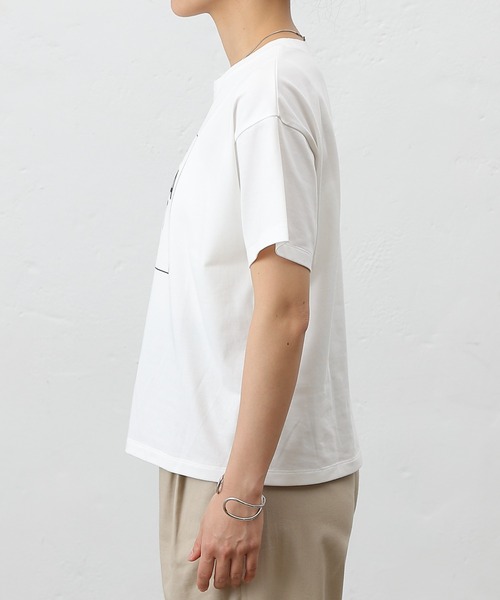 COLONY 2139(コロニートゥーワンスリーナイン)の「TRANSPAプリントTシャツ(Tシャツ/カットソー・レディース・ブラック/オフホワイト/ホワイト系その他・FREE)」の5枚目の写真