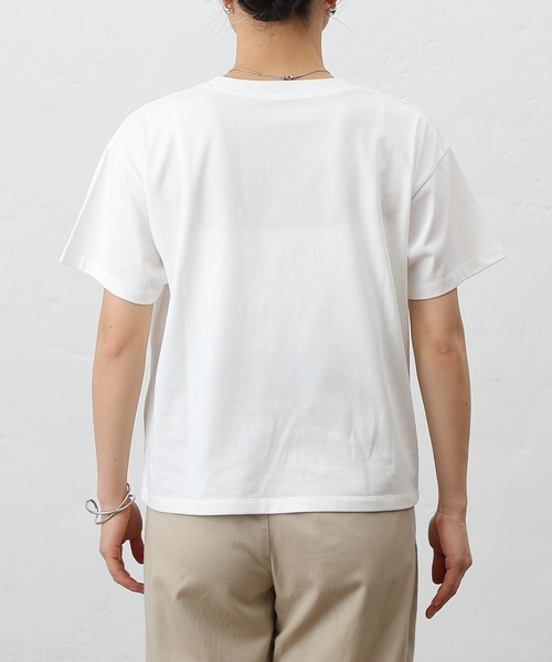 COLONY 2139(コロニートゥーワンスリーナイン)の「TRANSPAプリントTシャツ(Tシャツ/カットソー・レディース・ブラック/オフホワイト/ホワイト系その他・FREE)」の6枚目の写真