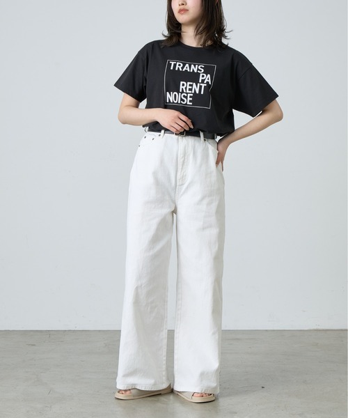 COLONY 2139(コロニートゥーワンスリーナイン)の「TRANSPAプリントTシャツ(Tシャツ/カットソー・レディース・ブラック/オフホワイト/ホワイト系その他・FREE)」の15枚目の写真