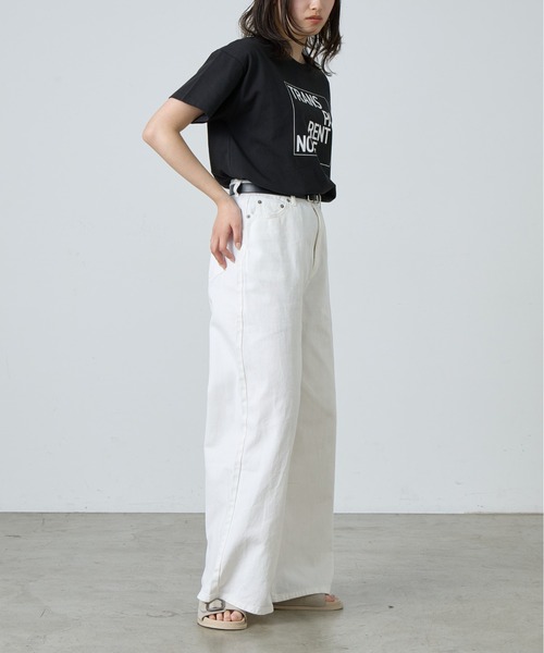 COLONY 2139(コロニートゥーワンスリーナイン)の「TRANSPAプリントTシャツ(Tシャツ/カットソー・レディース・ブラック/オフホワイト/ホワイト系その他・FREE)」の16枚目の写真