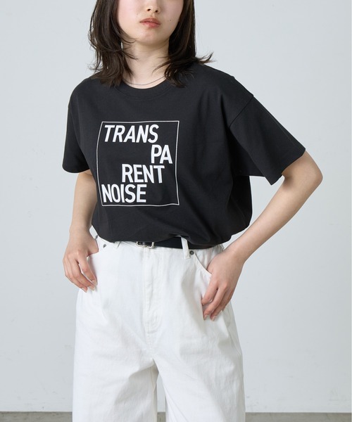 COLONY 2139(コロニートゥーワンスリーナイン)の「TRANSPAプリントTシャツ(Tシャツ/カットソー・レディース・ブラック/オフホワイト/ホワイト系その他・FREE)」の14枚目の写真