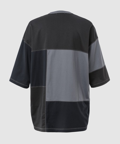綿天竺MIX パッチワーク TEE（Tシャツ/カットソー）｜COMME des