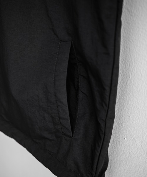 Rocky Monroe（ロッキーモンロー）の「ルーズシルエット 裏メッシュスタンドネック前開きナイロンベスト（ベスト・メンズ・チャコール/ブラック/ネイビー/グレー・M/L/XL）」の17枚目の写真