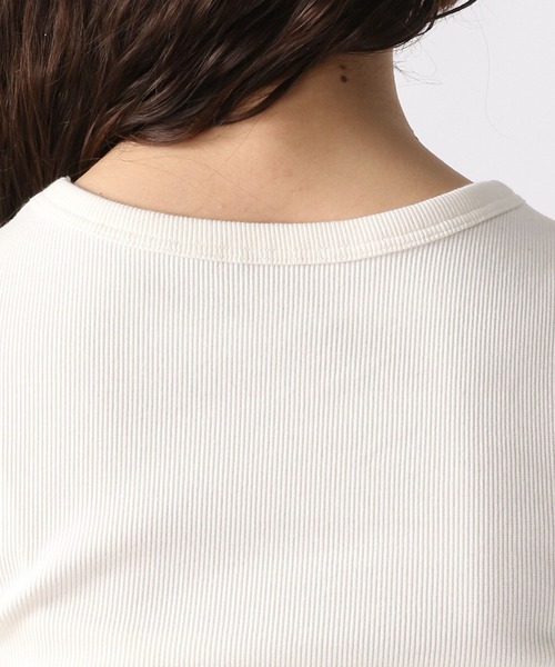 FOREVER 21（フォーエバー トゥエンティーワン）の「【2025SS】リブアメスリタンク（タンクトップ・レディース・オフホワイト/イエロー/ブラック/ブルー・MEDIUM/SMALL）」の12枚目の写真