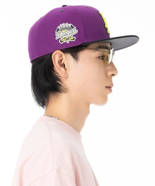 NEW ERA（ニューエラ）の「ニューエラキャップ 59FIFTY LAロサンゼルスドジャース ONSPOTZ別注（キャップ・メンズ・パープル・7 1/4/7 3/8/7 1/2/7 5/8/7 3/4/7 1/8/7 7/8/8）」の8枚目の写真