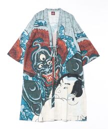 カヤ（カヤ）の「【カヤ】着る、NIPPON ART 倭の絵メンズUV羽織（カーディガン/ボレロ）」