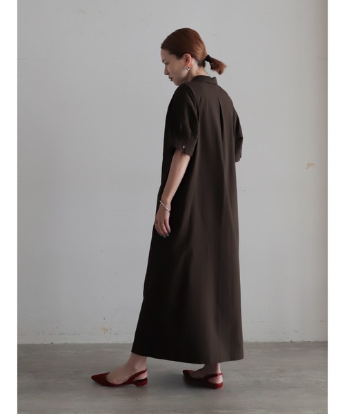 シアサッカーストライプ スキッパーワンピース | NOMBRE IMPAIR