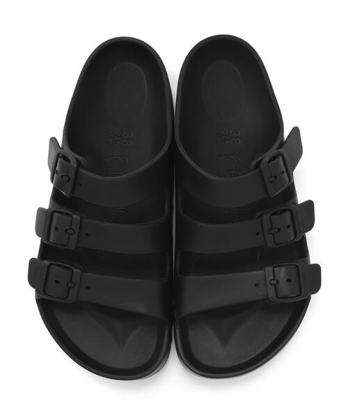 BIRKENSTOCK(ビルケンシュトック)の「BIRKENSTOCK/ビルケンシュトック FLORIDA PLATFORM FLEX EVA フロリダプラットフォームフレックスEVA 1029738(サンダル・レディース・ブラック・38/37/36)」の2枚目の写真