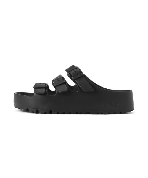 BIRKENSTOCK(ビルケンシュトック)の「BIRKENSTOCK/ビルケンシュトック FLORIDA PLATFORM FLEX EVA フロリダプラットフォームフレックスEVA 1029738(サンダル・レディース・ブラック・38/37/36)」の3枚目の写真