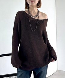 PAGEBOY | リネンタッチシアーニットプルオーバー(ニット/セーター)