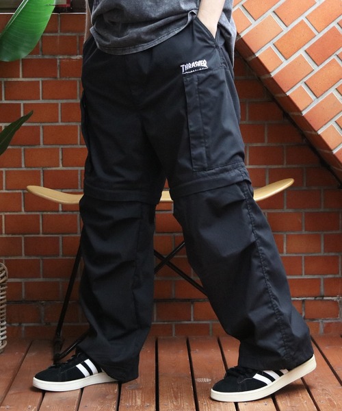 THRASHER(スラッシャー)の「THRASHER TCウェザー2WAYヘリクルーパンツ(カーゴパンツ・メンズ・グリーン/ブラック/グレー系その他・SMALL/MEDIUM/X-LARGE/LARGE)」の22枚目の写真