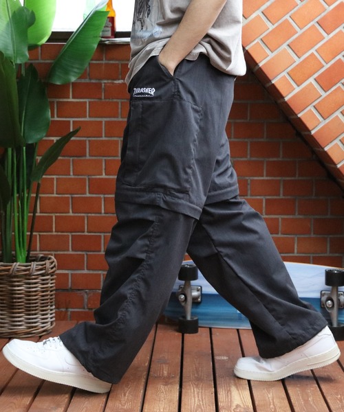 THRASHER(スラッシャー)の「THRASHER TCウェザー2WAYヘリクルーパンツ(カーゴパンツ・メンズ・グリーン/ブラック/グレー系その他・SMALL/MEDIUM/X-LARGE/LARGE)」の10枚目の写真