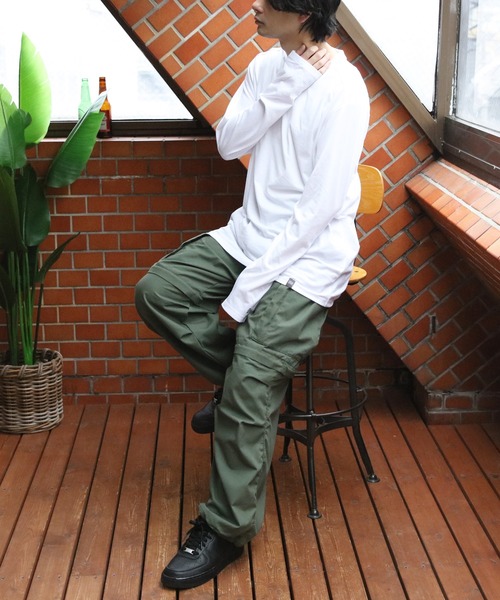 THRASHER(スラッシャー)の「THRASHER TCウェザー2WAYヘリクルーパンツ(カーゴパンツ・メンズ・グリーン/ブラック/グレー系その他・SMALL/MEDIUM/X-LARGE/LARGE)」の18枚目の写真