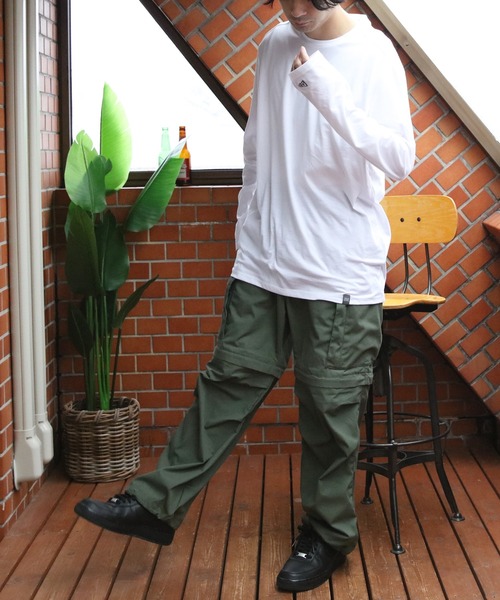 THRASHER(スラッシャー)の「THRASHER TCウェザー2WAYヘリクルーパンツ(カーゴパンツ・メンズ・グリーン/ブラック/グレー系その他・SMALL/MEDIUM/X-LARGE/LARGE)」の12枚目の写真