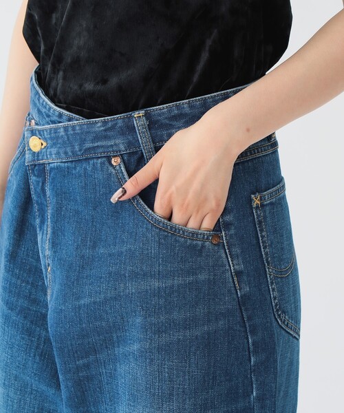 別注】Lee × maturely / デニム アシメ パンツ（デニムパンツ
