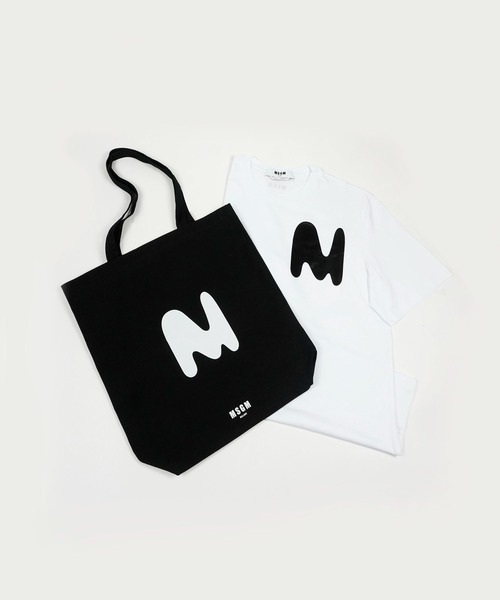 MSGM（エムエスジーエム）の「【New】"The Mwave" ロゴTシャツ【Japan Exclusive】（Tシャツ/カットソー・メンズ・ホワイト・XS/S/L/XL/M）」の4枚目の写真