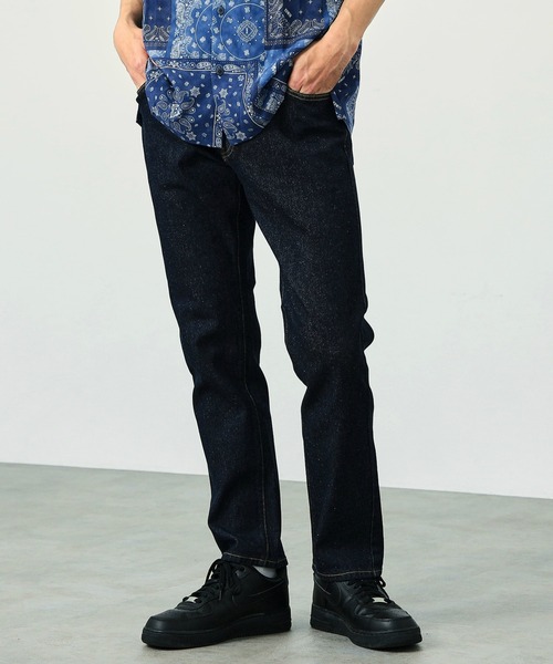EDWIN(エドウィン)の「EDWIN エドウィン ロンドンスリム ジーンズ デニムパンツ ストレッチ(デニムパンツ・メンズ・ホワイト/オリーブ/レッド/インディゴブルー/ブルー/ブラック/ライトインディゴブルー/マスタード・32/30/28/34)」の4枚目の写真