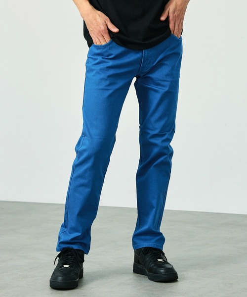 EDWIN(エドウィン)の「EDWIN エドウィン ロンドンスリム ジーンズ デニムパンツ ストレッチ(デニムパンツ・メンズ・ホワイト/オリーブ/レッド/インディゴブルー/ブルー/ブラック/ライトインディゴブルー/マスタード・32/30/28/34)」の5枚目の写真