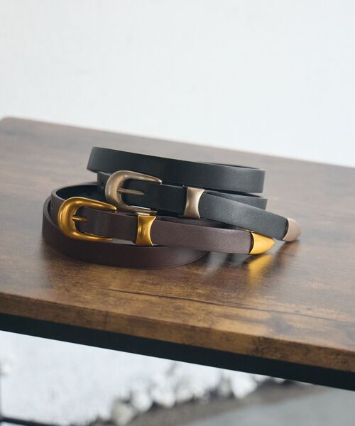 casita(RETRO GIRL)（カシータ）の「フェイクレザーベルト（ベルト・レディース・ブラウン/ブラック/レオパード・ONE SIZE）」の4枚目の写真