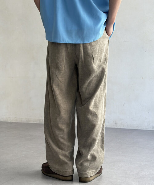 エルメス　メンズトラウザー　麻混 楽天市場】麻 パンツ（ブランドエルメス）（メンズファッション